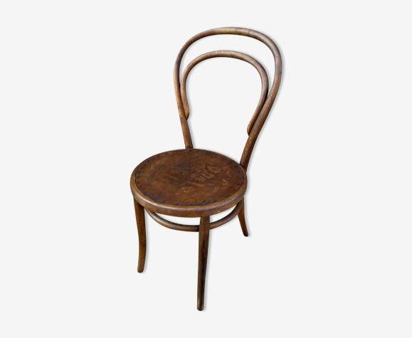 Chaise bois courbé viennoise 19eme
