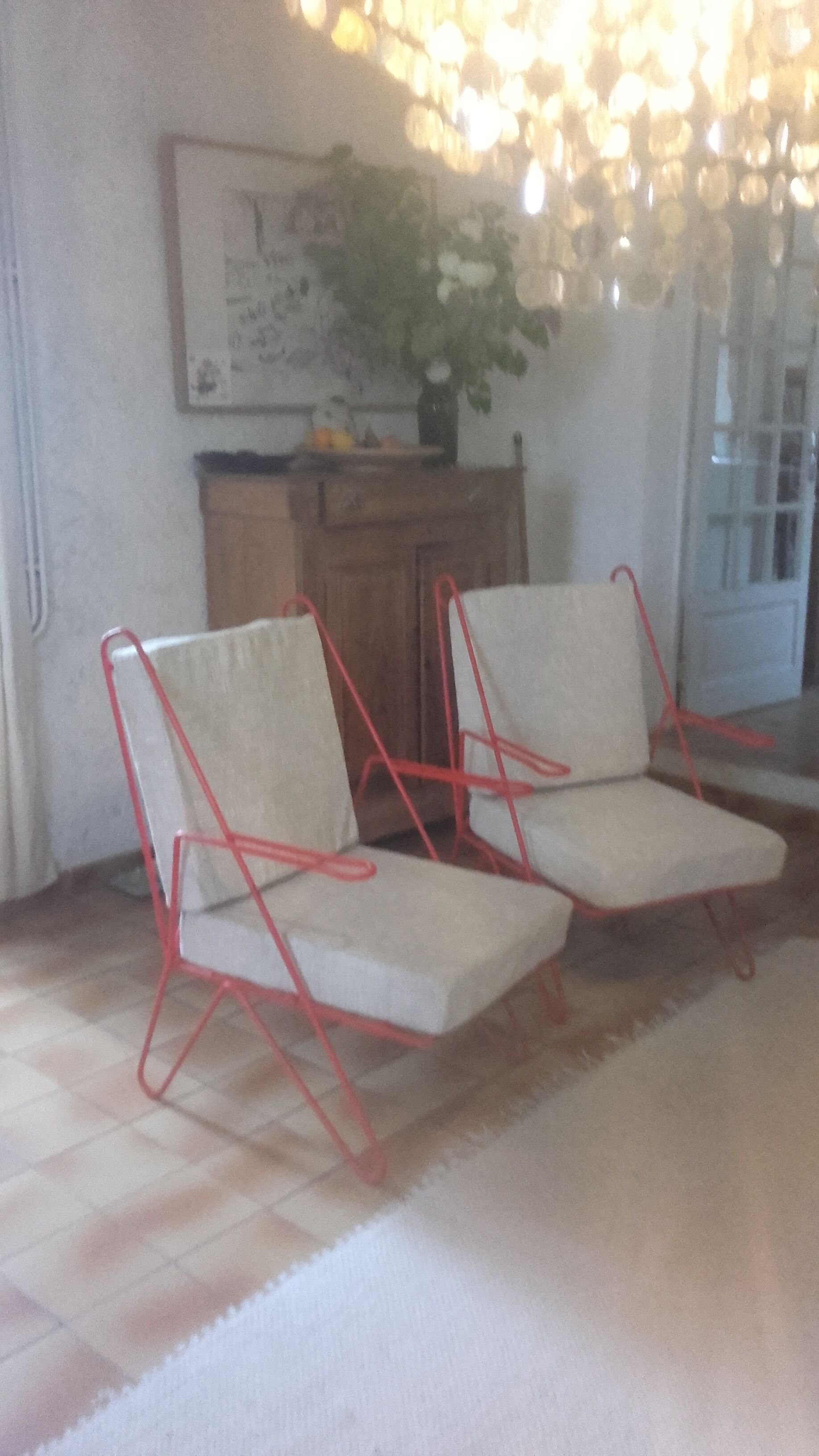 Pair of 50s armchairs