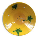 Assiette égouttoir jaune