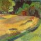 Oil on landscape canvas