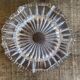 Vintage Star-Designed Glass Ashtray Pocket Bowl #D981