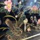 Chinese secretarial cabinet lacquered black Asian