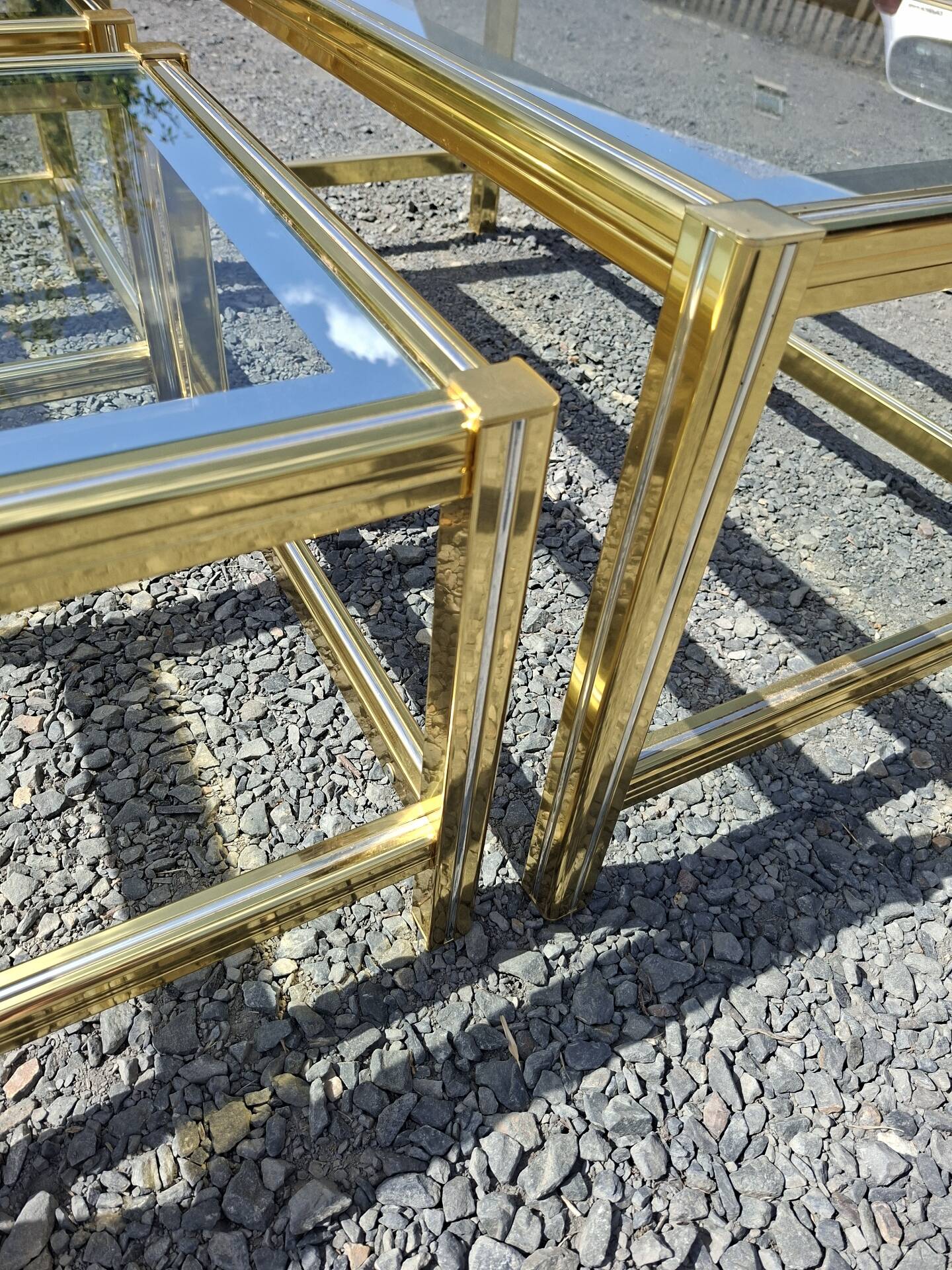 Nest of coffee tables 1970 Roche Bobois