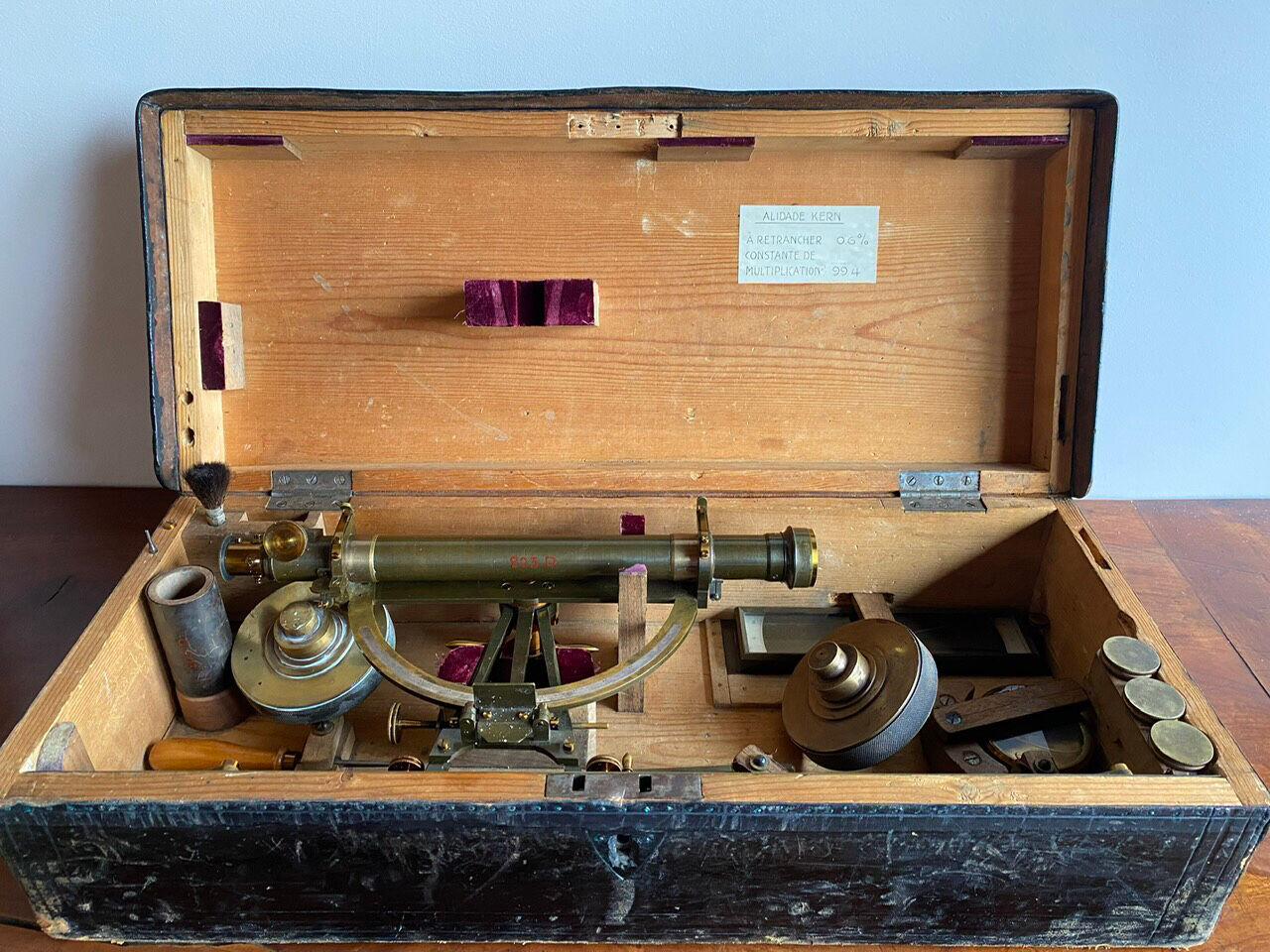 Kern& Cie Aarau scientific and topographic measuring device in its box