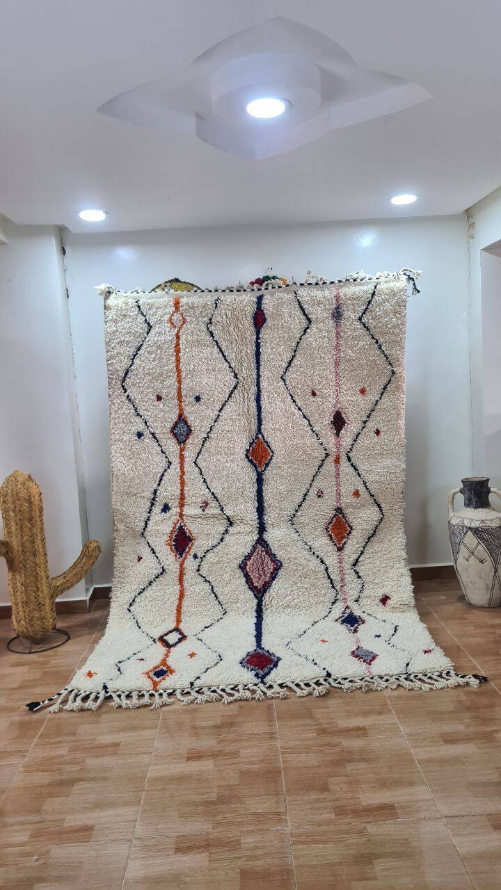 Handmade Beni Ouarain rug 250x150 cm
