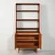 Scandinavian teak bookcase with cabinet, 1950s–1960s