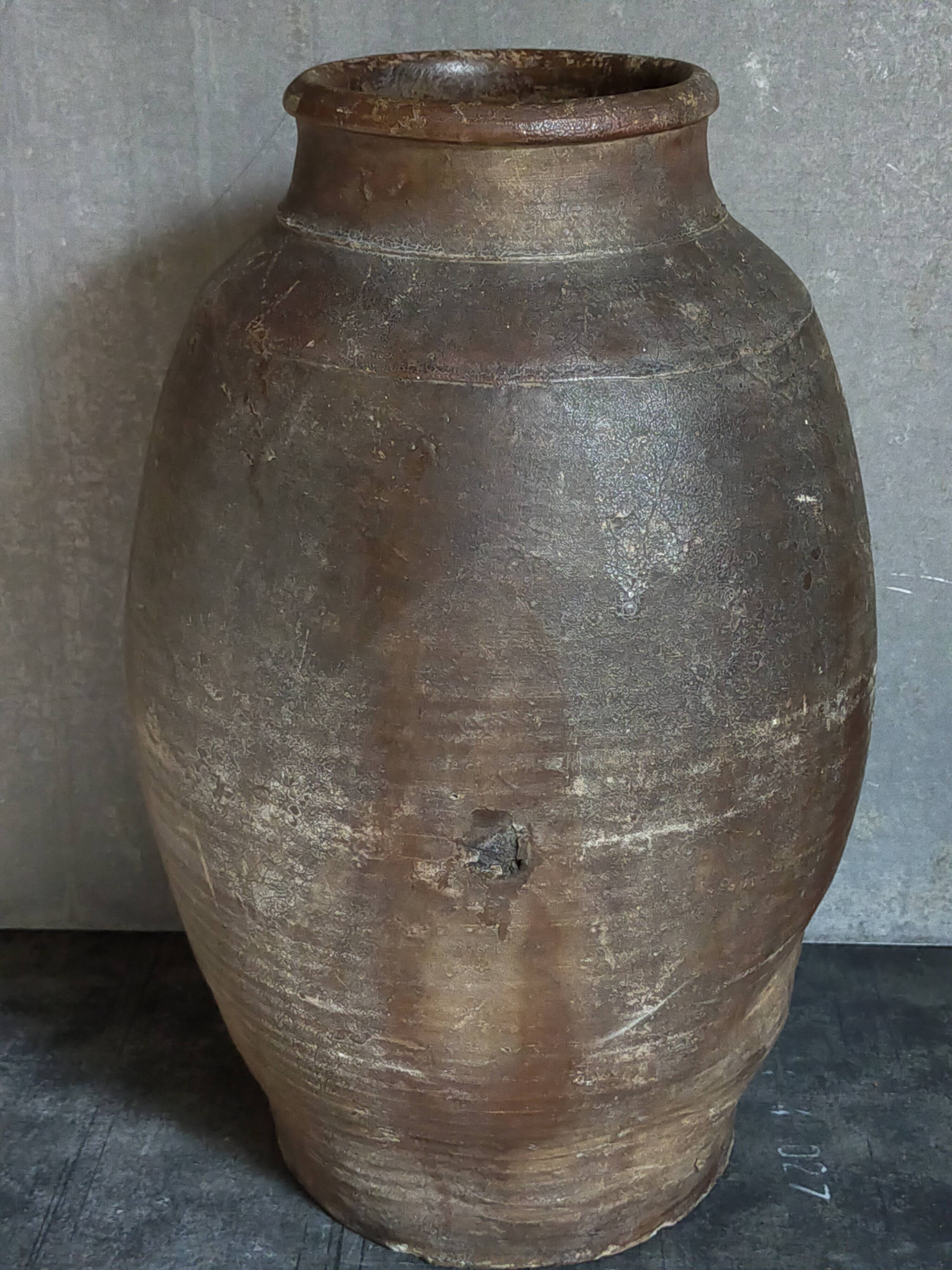 XXL traditional pottery old 19th century folk art 42 cm