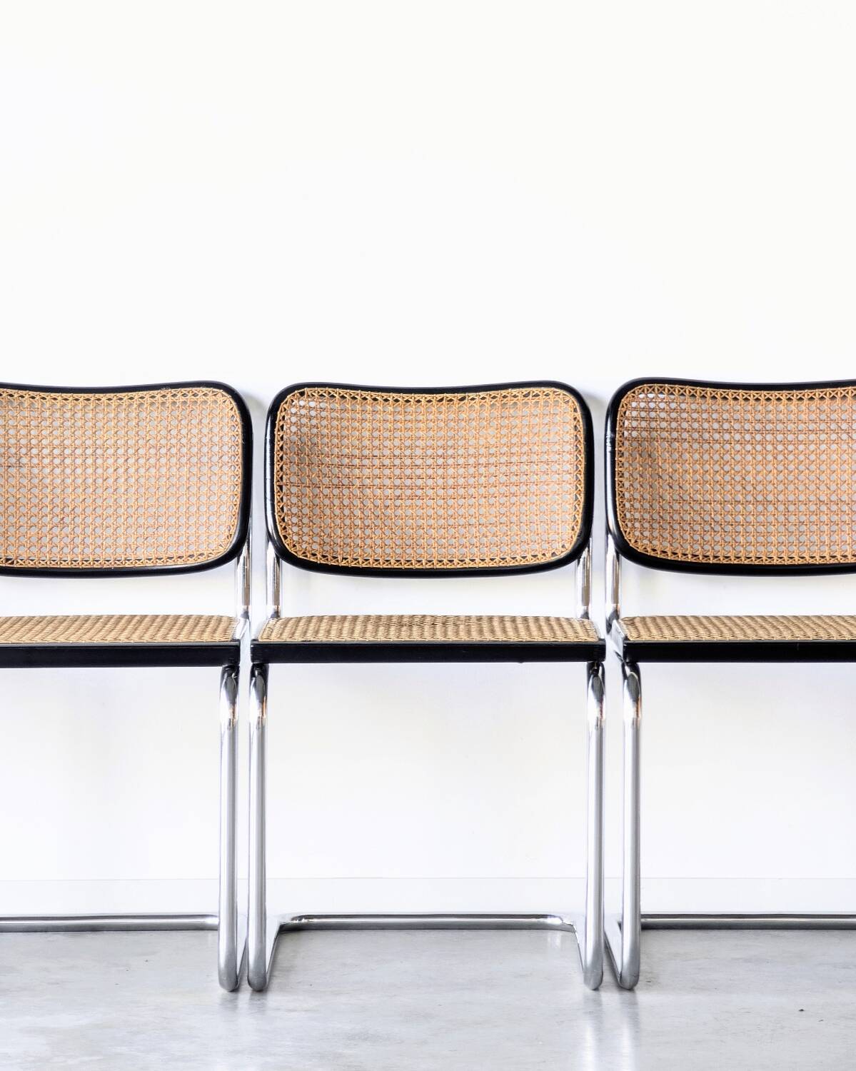 4 or 8 vintage Cesca B32 chairs, Gavina edition, Marcel Breuer, 1960.
