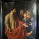 "The Incredulity of Saint Thomas" oil on canvas after the triptych by Rubens, circa 1800.