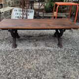 Bench or garden coffee table cast iron legs 150×56cms