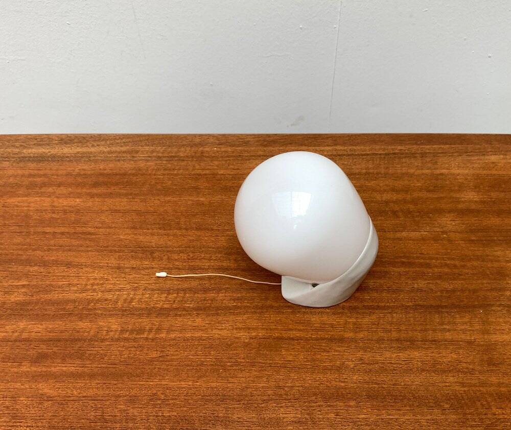 Applique murale allemande du milieu du siècle en verre et céramique par Wilhelm Wagenfeld pour Lindner