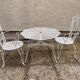 vintage metal garden furniture tête-à-tête