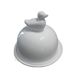 Small butter dish in porcelain