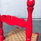 Set of Scandinavian Country Design Red Side Chairs, Sweden, 1960s