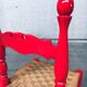 Set of Scandinavian Country Design Red Side Chairs, Sweden, 1960s
