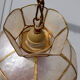 2 Vintage suspensions in mother-of-pearl and brass, from the 1950s