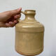 Beige glazed ceramic vase
