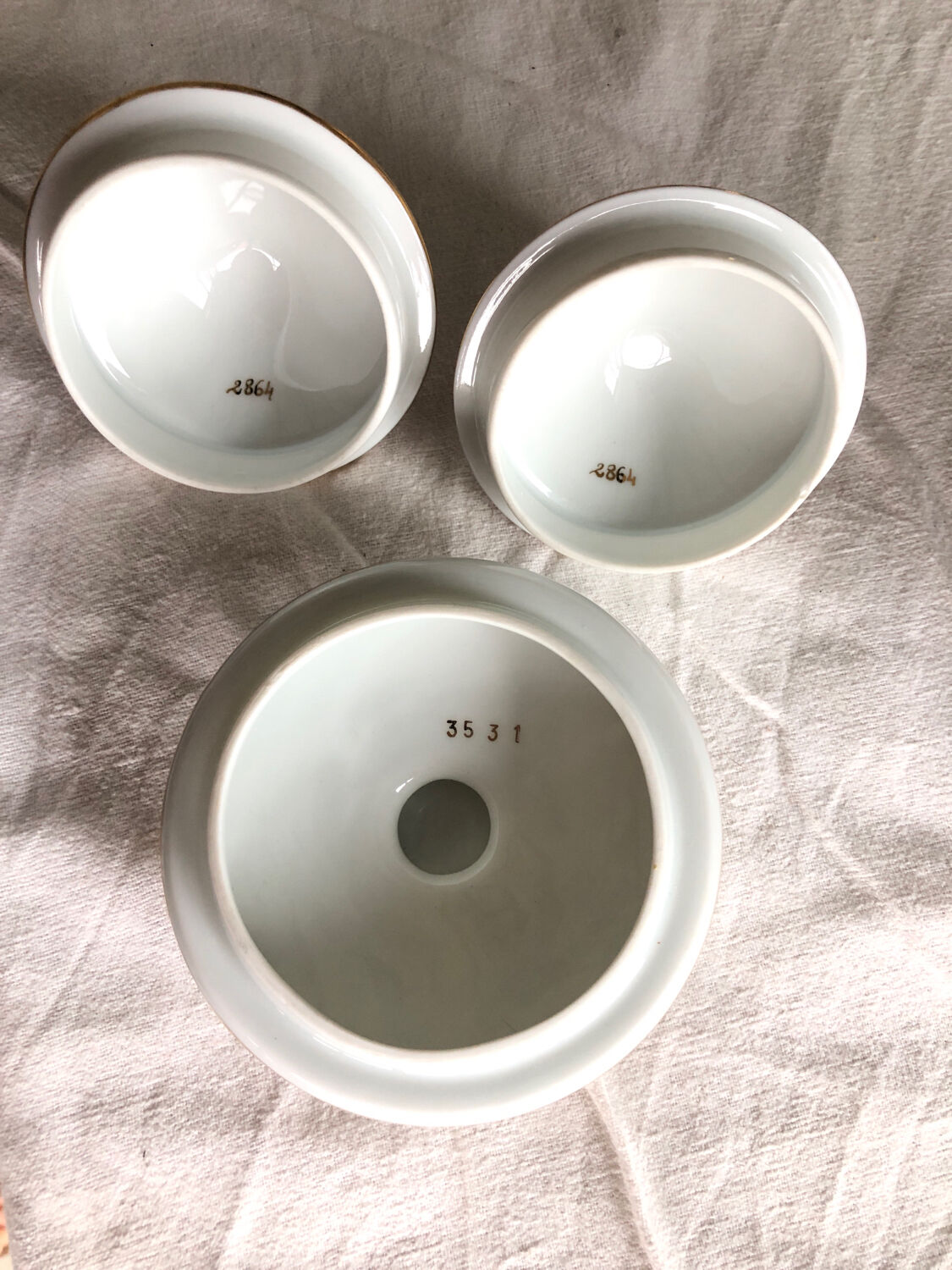 27-piece coffee and tea service in white Limoges porcelain Georges Boyer
