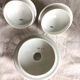27-piece coffee and tea service in white Limoges porcelain Georges Boyer