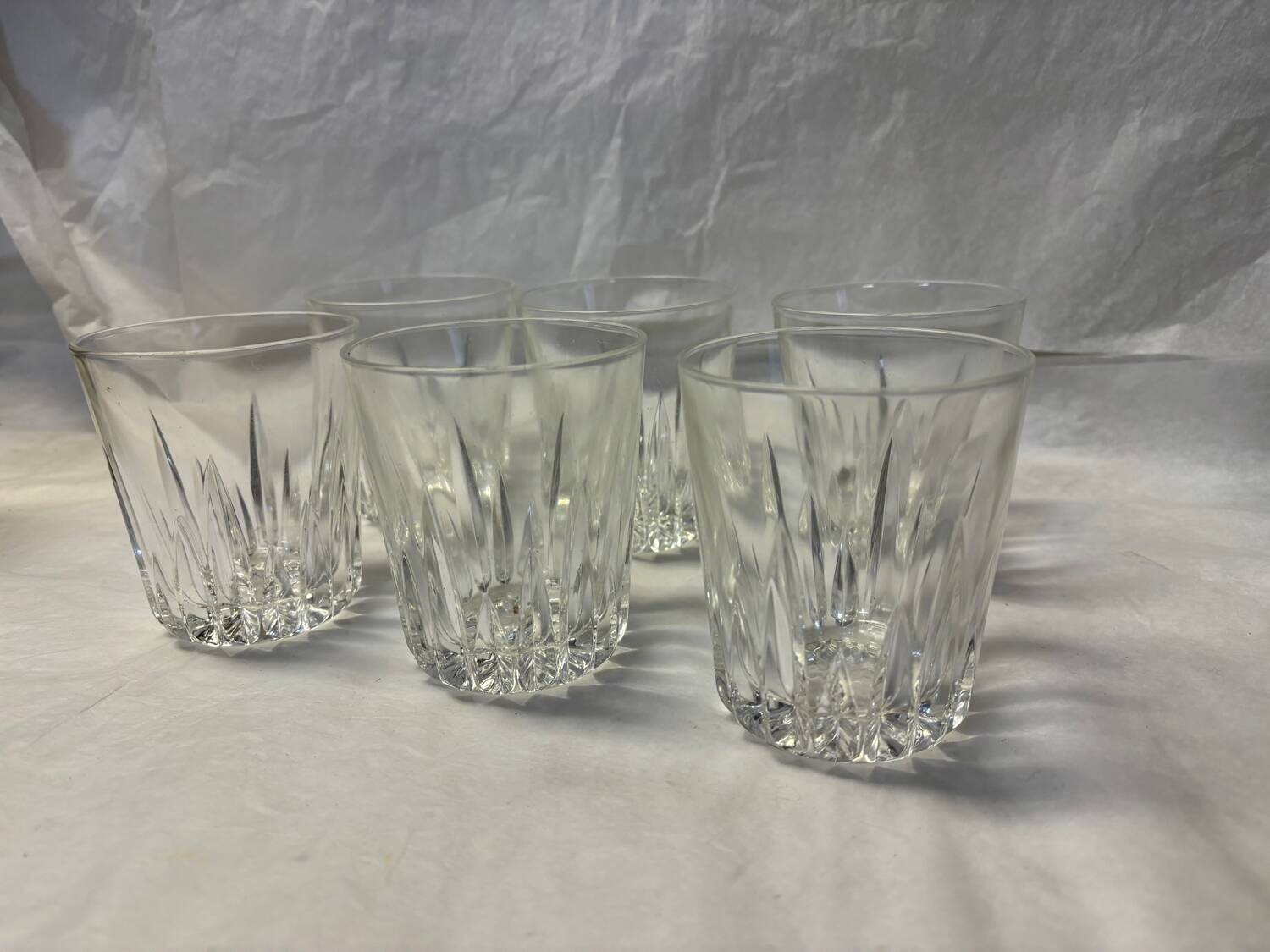Set of 6 whiskey glasses