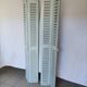 Louvered wooden shutter