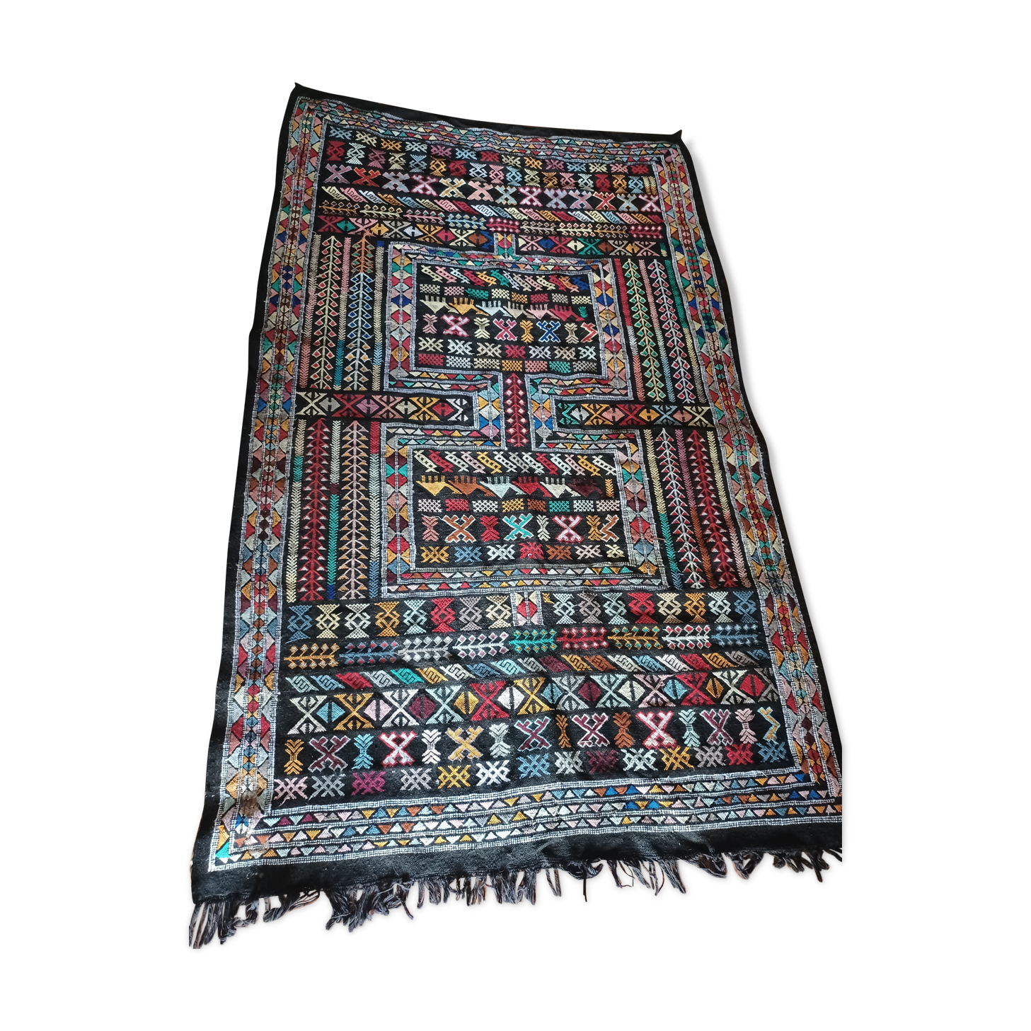 Carpet of the high atlas years 1960 123x200cm