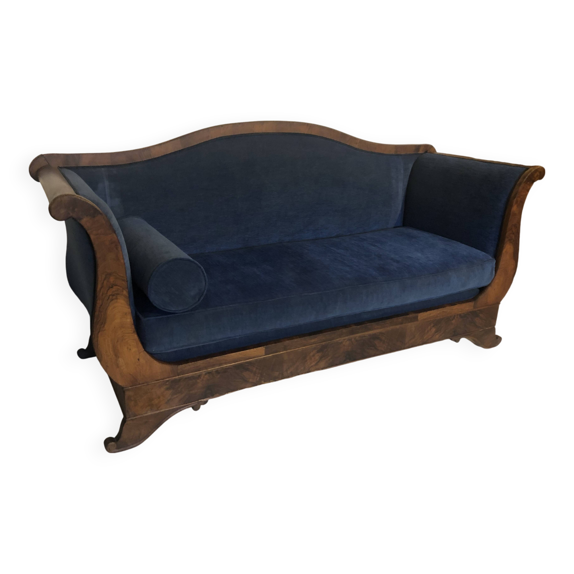 Velvet sofa