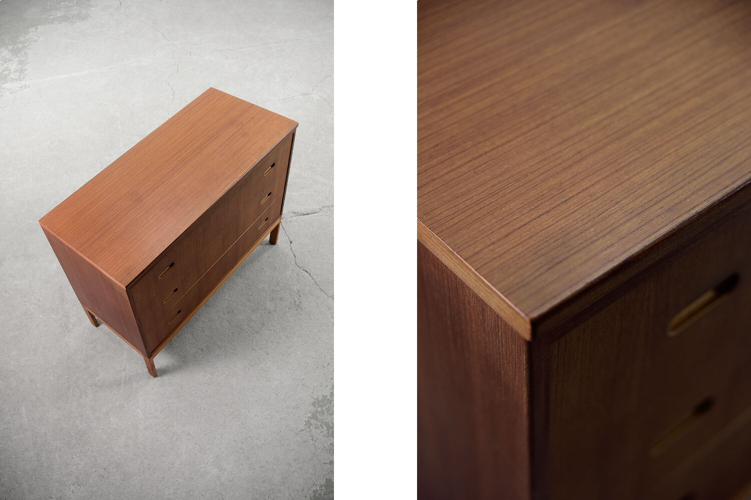 Vintage Scandinavian Teak Chest of Drawers, 1960s