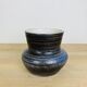 Blue ceramic vase from the 1950s in Accolay style.