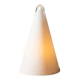 Vintage table lamp SCE opaline glass – Tipi / Iceberg model (1980s modernist)