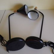 Lamps with tilting lampshade, Italian design from the 70s