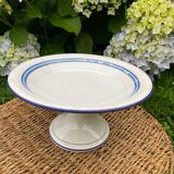 Antique Sarreguemines earthenware set - Soup tureen & fruit bowl