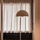 Arco Cut Floor Lamp Joe Colombo for Oluce White Chrome Vintage Design