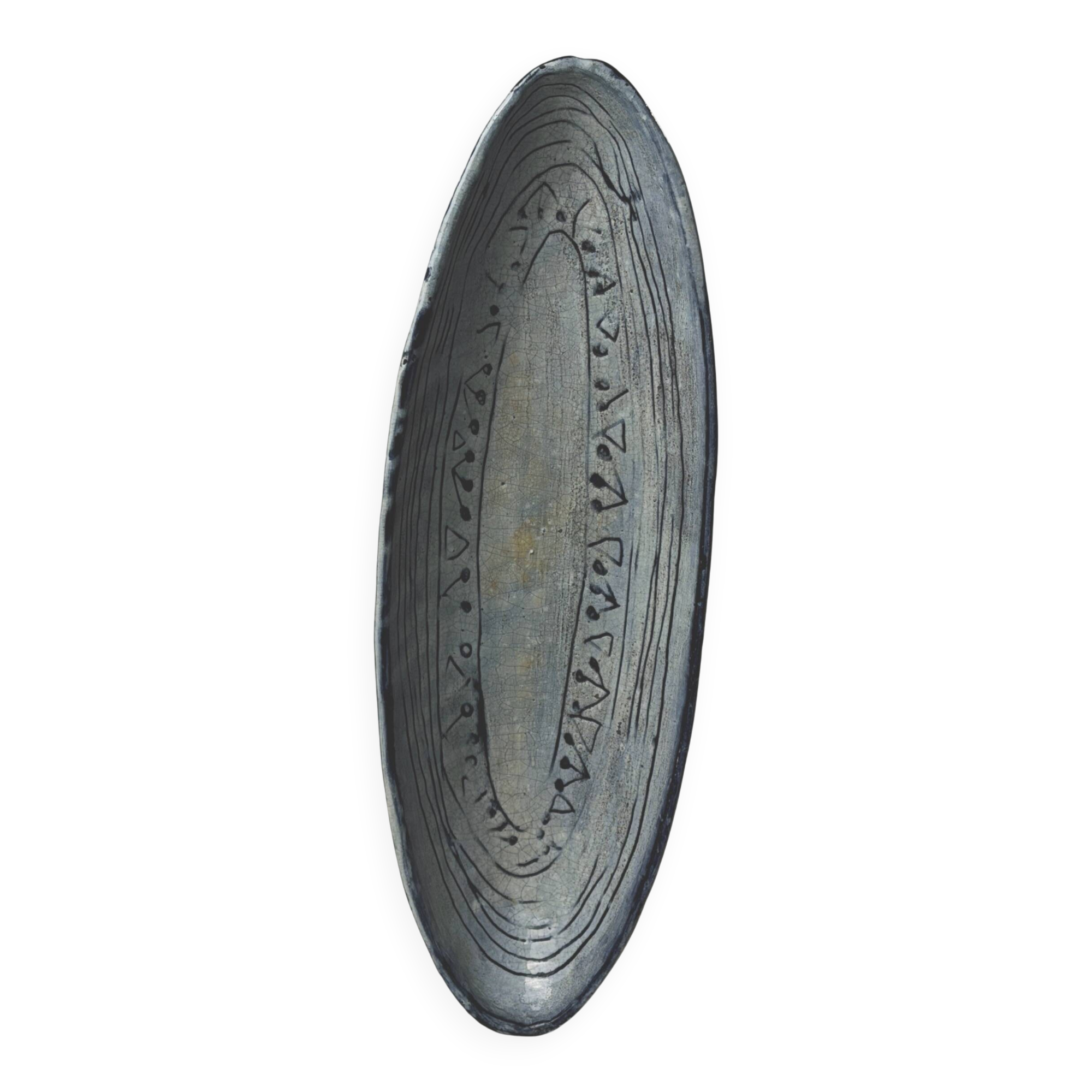 Large ceramic catchall, 1960