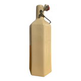 Vintage cream stoneware bottle vase