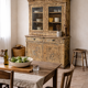 Large two-body sideboard Louis Philippe – blue beige patina
