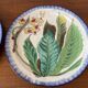 2 assiettes plates faïence émaillée Choisy le Roi Escalier de Cristal