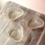 Vintage strawberry-shaped cups