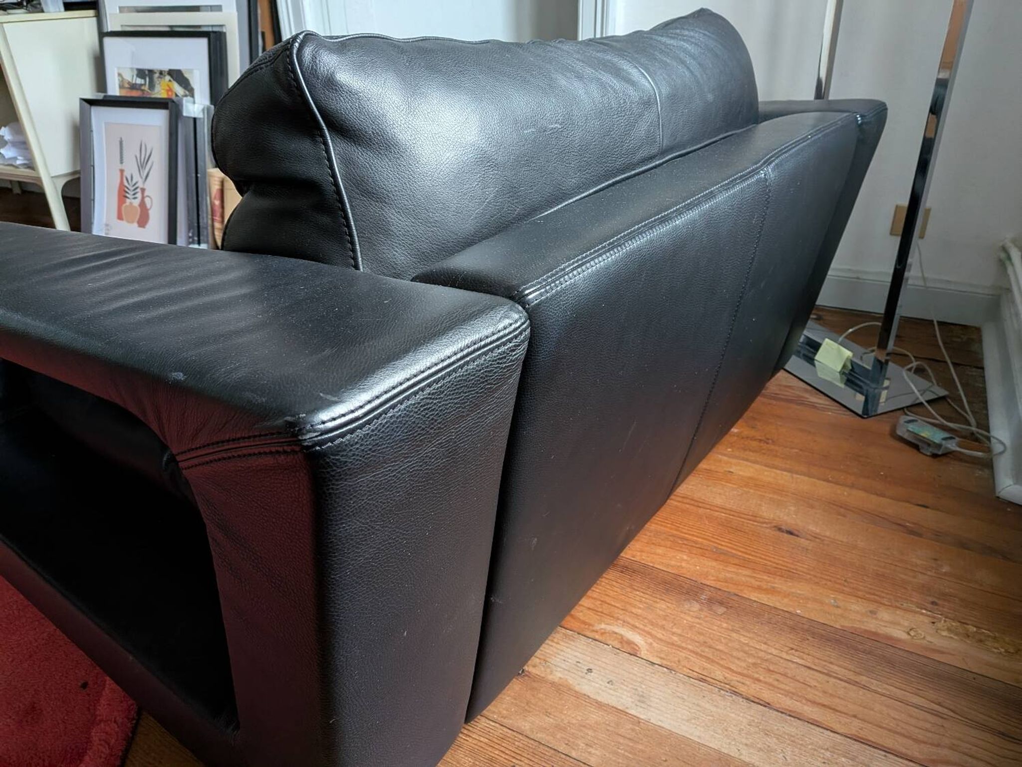 Fauteuil en cuir Steiner