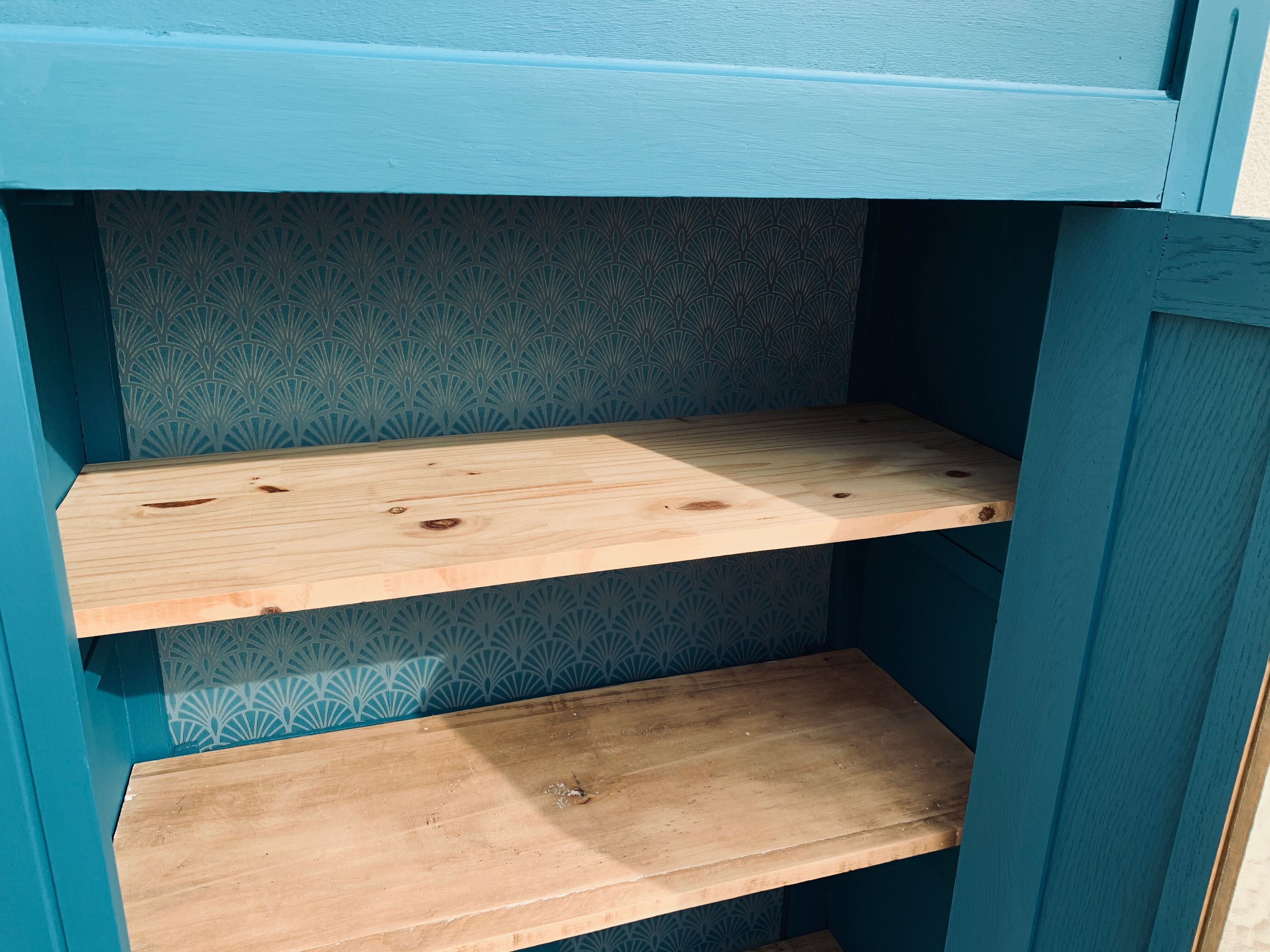 Glass-glazed Parisian wardrobe 1930