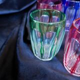 Saint-Louis overlay crystal port liqueur service