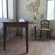 Table de ferme en noyer