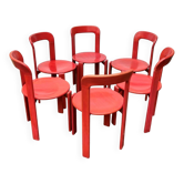 6 bruno rey chairs for ditiker stein am rhein 1970