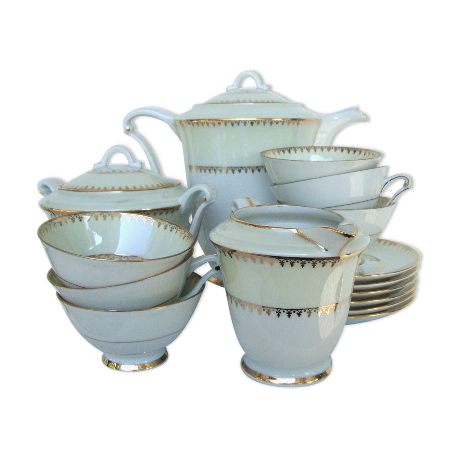 Coffee or porcelain tea service