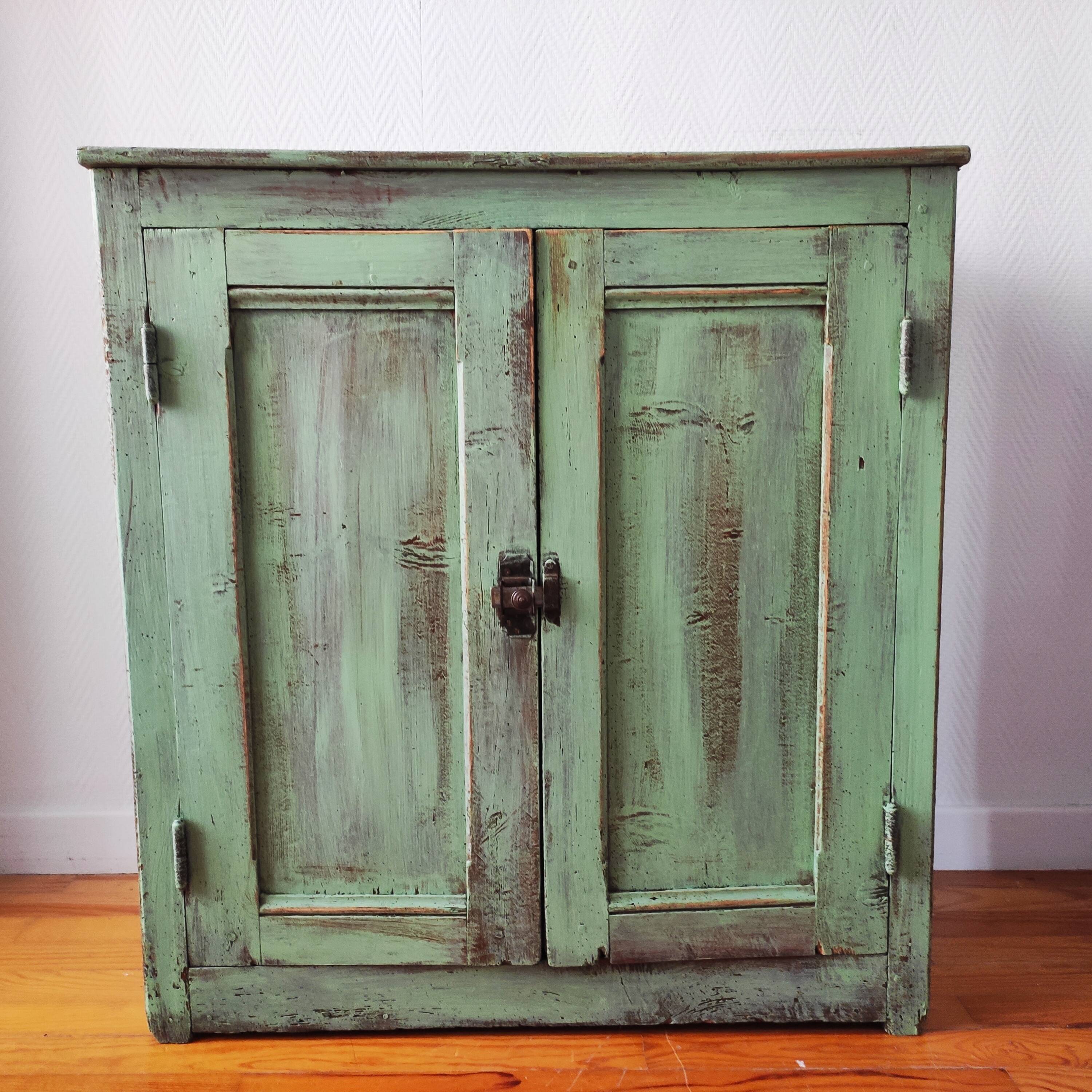 Old Parisian style sideboard with aged patina