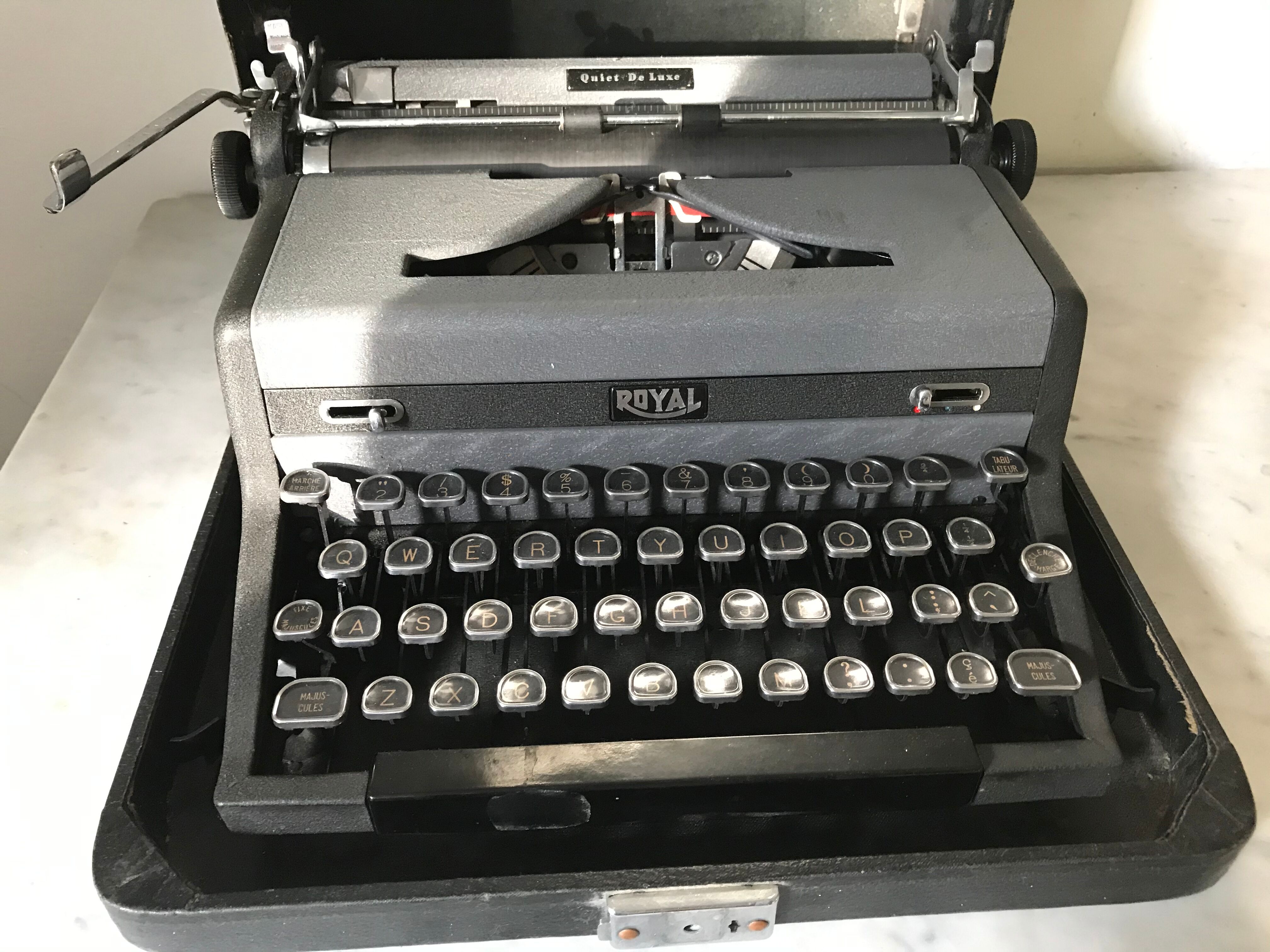 Royal typewriter, circa 1940