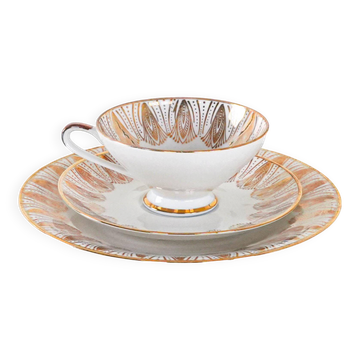 Tasse en porcelaine, design allemand, années 1970, fabriquée par Bavaria Elfenbein