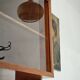 High sideboard, wooden display cabinet by Frantisek Jirak – 1960