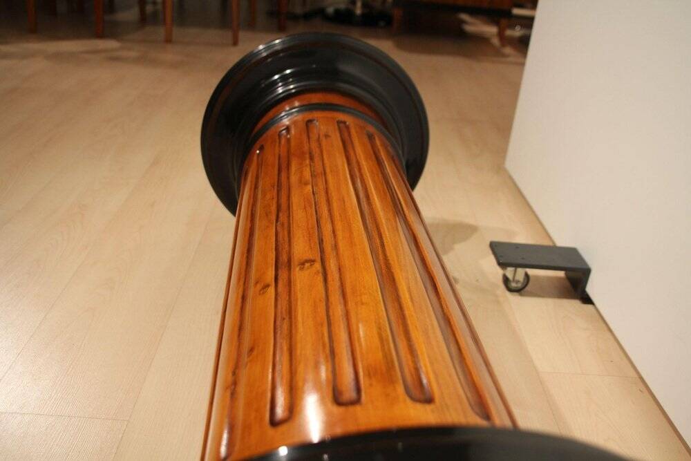 Neoclassical Rotating Pedestal in Beech Wood, Germany, 1920s