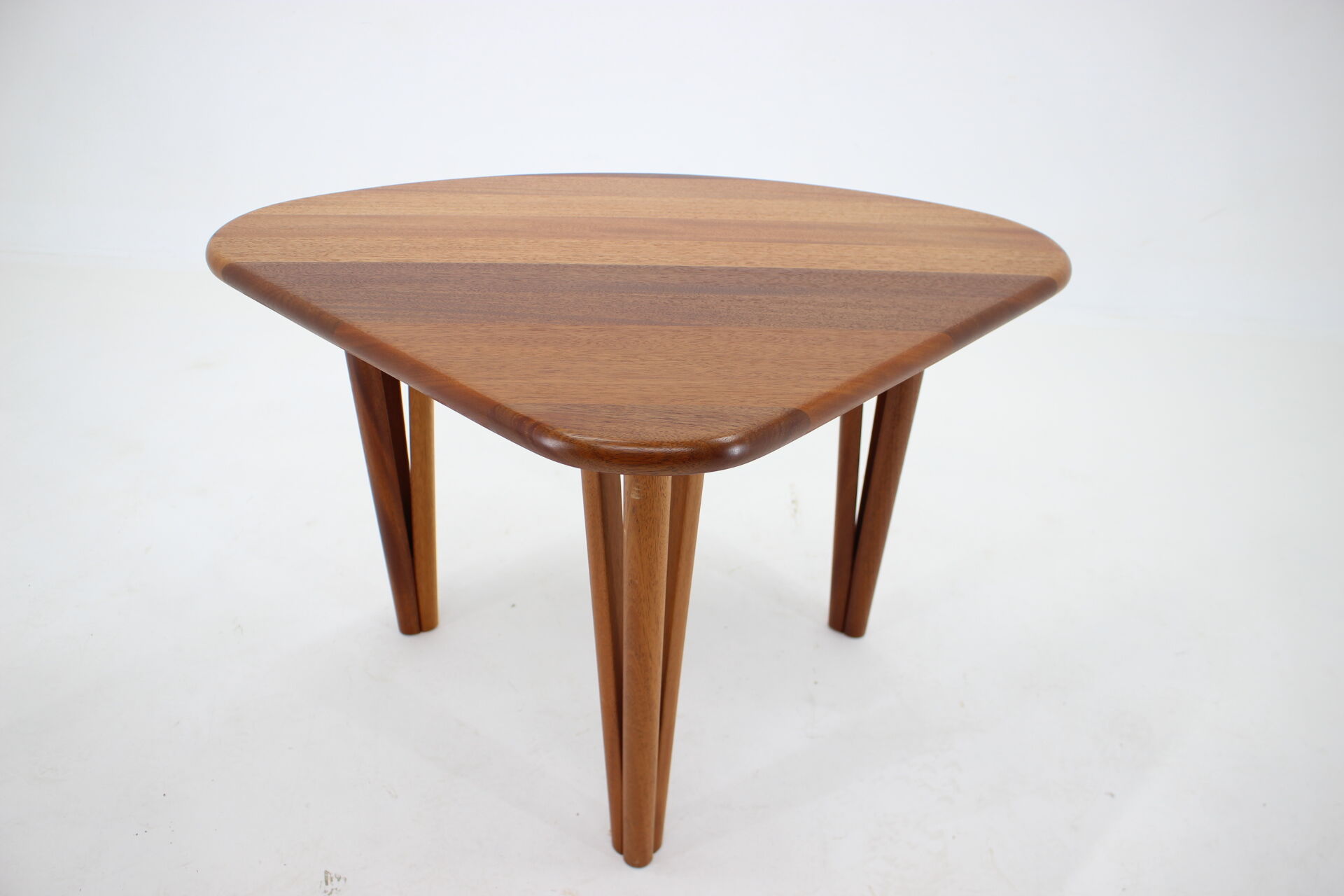 1970s Organic Solid Teak Coffee Table, Denmark
